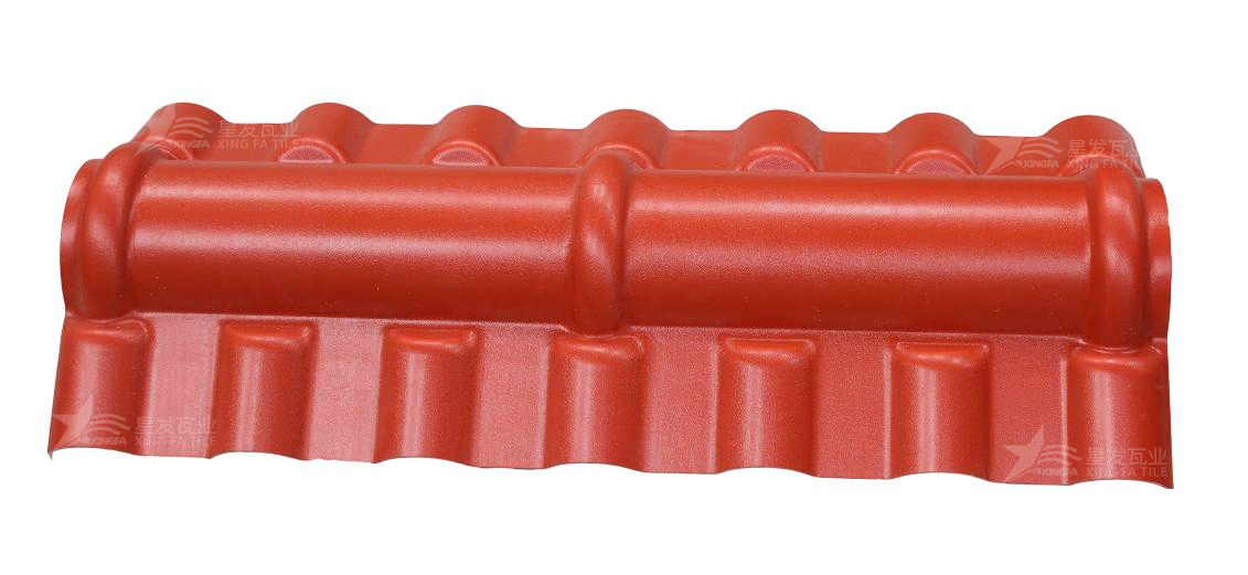 關(guān)于合成樹脂瓦正脊瓦寬度、規(guī)格、形狀的介紹。